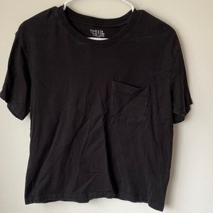 Black Pocket Tee